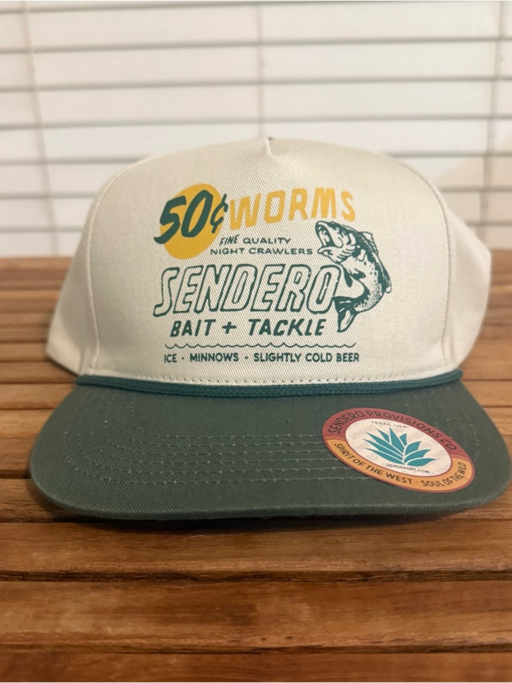 NWOT Sendero Provisions 50 Cent Worms Hat